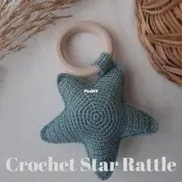Buy and Smile Handmade - Star Rattle - English