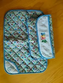Kid's table cloth and pouch