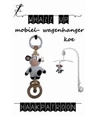 WHAZZ UP - Sandra Vriezema - Stroller/ Mobiel/ cart hanger cow - Wagenspanner Koe - Dutch