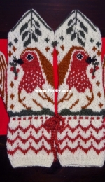 Yule Mittens by Nina Pommerenke-Free