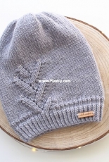 The Frosted Lily Hat by Alexis Adrienne - cold comfort knits