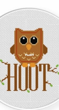 Daily Cross Stitch - Hoot Cross