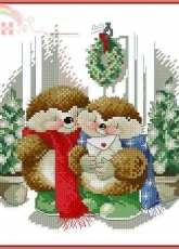 Country Companions - Christmas Cuddles from The World of Cross Stitch 169