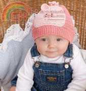 Coats & Clark Red Heart Yarn LC2432 Bunny Hat and Booties by Michele Wilcox - Free