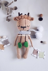 samiSnosami - Sasha Koffer - crochet deer boy pattern
