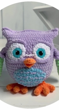Dan Art Estonia - Olga Piliponis - Crochet owl Hop-Hop