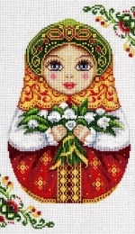 Panna  NM 1839 - Spring Russian Matryoshka PCS