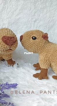Ami igrushki - Elena Pantsyreva - Елена Панцырева - Capybara - Капибара - Russian