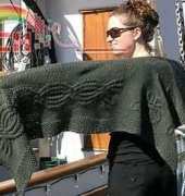 Chunky Highland Wool Wrap by Eileen Casey