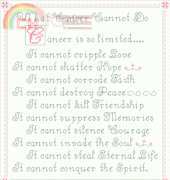 Designs by Gloria and Pat - Cancer Poem