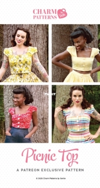 Charm Patterns - Picnic Top