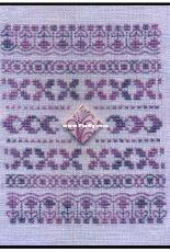 Wichelt Mill Hill - Iris Lilac Flourish Button by Jennifer Rodriquez - Free