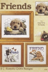 Jeanette Crews Designs JCD 1301 - Friends by Country Threads