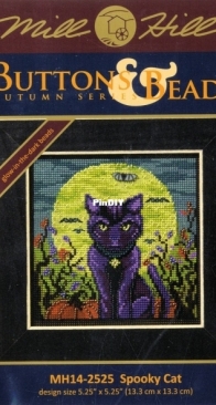Mill Hill - Buttons and Beads - Autumn Series - MH14-2525 - Spooky Cat