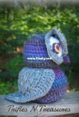 Trifles N Treasures - Tera Kulling - Majestic Owl Stuffie