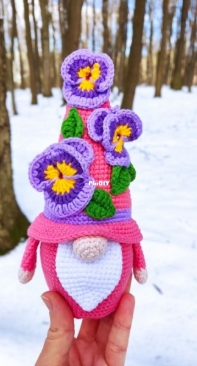 Anna Nas Toys - Oksana Kovalenko - Gnome Pansies