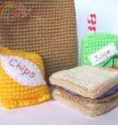 CrochetNPlayDesigns - CraftyAnna - Brown Bag Lunch