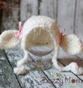 Beezy Moms Creations- Prolesik Toy- Olesya Pronyaeva- Lil Lamb bonnet