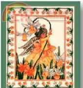 The Vermillion Stitchery 952 - Daffodil Flower Angel