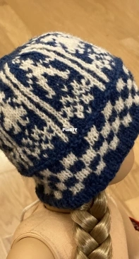 Kirstens Winter Selbu Hat by Tamra Prior-Free
