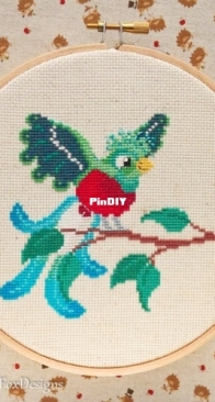 Fuzzy Fox Designs -  Quirky Little Quetzal by Rachel James