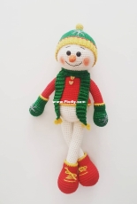 Amigurumi snowman