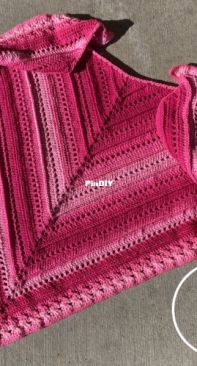 Straight Hooked - Malena Straight - Radiant Ridges Shawl