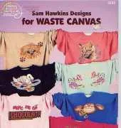 American School of Needlework 3535- Sam Hawkins- Designs for Waste Canvas