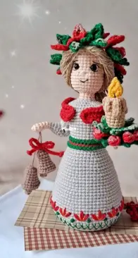 Christmas Lady by Svetlana Boshko