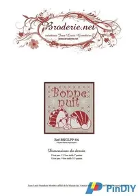 Broderie.net - Grandsire Jean-Louis BNCLPP 64 Bonne Nuit