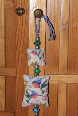 Hummingbirds scissor fob-Barbara Ana