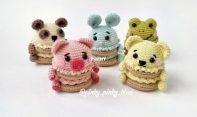 Pinky Pinky Blue - Nadejda Khegay - Animal Shortcakes