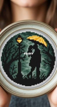 MiniCrossStitch - Under the Umbrella - Free