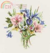 Heritage Stitchcraft - Valerie Pfeiffer Posies VPWP701 Wild Flower Posy