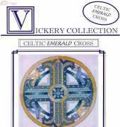 Vickery Collection #2008 - Celtic Emerald Cross by Mike Vickery