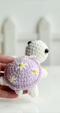 Kein Maker - Kein T. - Purple Daisy Turtle No SewDaisy Purple Turtle No Sew