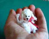 Edith Molina - Fifi Crochet Thread Poodle Dog - English