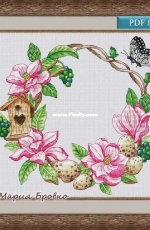 Spring Wreath by Maria Brovko XSD