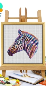 Awesome Pattern Studio - CS568 - Mandala Zebra XSD