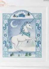 Winter Unicorn by Durene Jones from Cross Stitch Gold 106 XSD