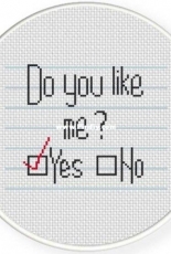 Daily Cross Stitch - Do You Like Me