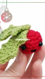 Delinlea - Danielle - Blogmas 2020 - Holly Amigurumi - Free