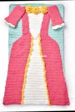 Yarnspirations- Bernat Design Studio - Dreamy Princess Crochet Snuggle Sack - Free