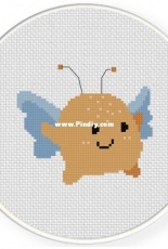 Daily Cross Stitch - Chubby Alien
