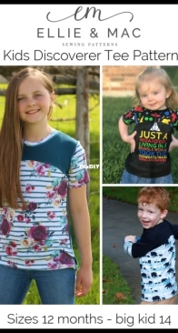 Ellie and Mac - Discoverer Tee - Sizes 12 Months - 14 Years