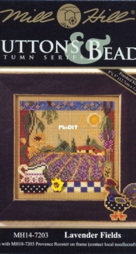 Mill Hill Buttons & Beads Autumn Series MH14-7203 Lavender Fields XSD