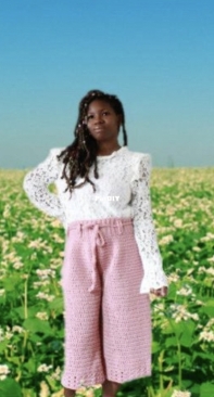 Dream Crochet - Ashlee Elle Wright - The Garden Rose Crochet Pants