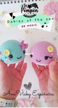 Le Pompon - Ana Vicky Espiñeira - Babies of the Sea - BB Whale - Free