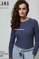990-84 Lang Yarns Asia by LANGYARNS SWITZERLAND-English-German-French-Dutch