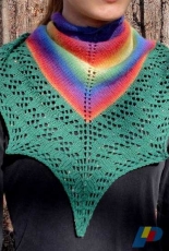 Liana Shawlette by Joyce Fassbender /KnitPicks-Free